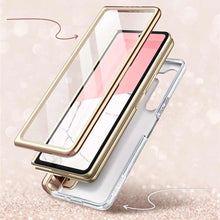 Заредете изображение във визуализатора на галерията – Cosmo Pen Supcase case for Samsung Galaxy Z Fold 5 - pink marble
