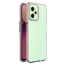 Заредете изображение във визуализатора на галерията – Spring Case case for Realme C35 silicone cover with frame light pink
