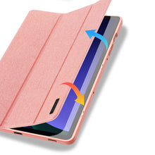 Заредете изображение във визуализатора на галерията – Dux Ducis Domo Samsung Galaxy Tab S9 FE case with stand - pink
