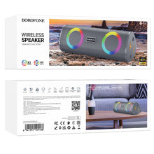Заредете изображение във визуализатора на галерията – Borofone Portable Bluetooth Speaker BP18 Music grey
