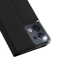 Заредете изображение във визуализатора на галерията – Dux Ducis Skin Pro case for Oppo Reno 8 flip cover card wallet stand black
