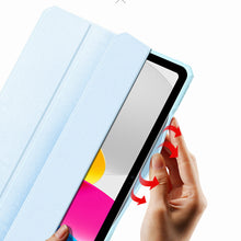 Заредете изображение във визуализатора на галерията – Dux Ducis Copa case for iPad 10.9'' 2022 (10 gen.) smart cover stand black
