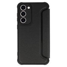 Заредете изображение във визуализатора на галерията – Razor Carbon Book Case for Samsung Galaxy A14 5G black
