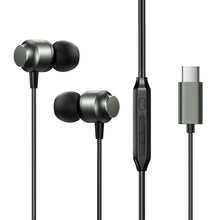 Заредете изображение във визуализатора на галерията – Joyroom JR-EC06 USB-C in-ear headphones - gray
