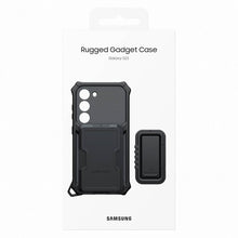 Заредете изображение във визуализатора на галерията – Samsung Rugged Gadget Case for Samsung Galaxy S23 Rugged Cover Ring Holder Stand gray (EF-RS911CBEGWW)

