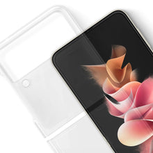 Заредете изображение във визуализатора на галерията – Samsung Clear Cover TPU Gel Case Flower Cover for Samsung Galaxy Z Flip 3 transparent (EF-QF711CTEGWW)
