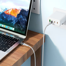 Заредете изображение във визуализатора на галерията – HOCO cable Type C to Type C Transparent Power Delivery 100W U115 grey
