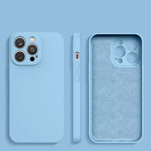 Заредете изображение във визуализатора на галерията – Silicone case for Samsung Galaxy S23 Ultra silicone cover light blue

