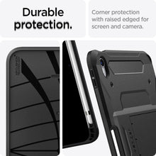 Заредете изображение във визуализатора на галерията – Spigen TOUGH ARMOR "PRO" IPAD 10.9 2022 BLACK
