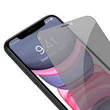 Заредете изображение във визуализатора на галерията – Baseus Privacy Tempered Glass for iPhone 11 / XR Full Screen 0.4mm Privacy Filter Anti Spy + Mounting Kit

