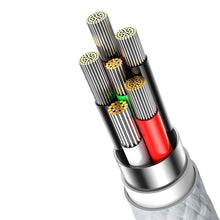 Заредете изображение във визуализатора на галерията – BASEUS cable USB A to Type C Power Delivery 100W Glimmer Series CADH000602 2m white
