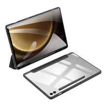 Заредете изображение във визуализатора на галерията – Dux Ducis Toby case with flip stand for Samsung Galaxy Tab S9 FE - black

