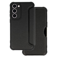 Заредете изображение във визуализатора на галерията – Razor Carbon Book Case for Samsung Galaxy S23 black
