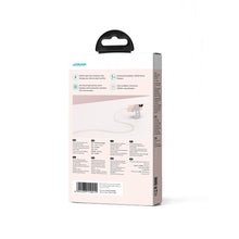 Заредете изображение във визуализатора на галерията – Joyroom Multi-Color Series SA34-AC6 USB-A / USB-C Cable 100W Fast Transfer 1m - Pink
