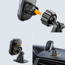 Заредете изображение във визуализатора на галерията – Joyroom magnetic phone holder for the dashboard gray (JR-ZS311)

