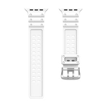 Заредете изображение във визуализатора на галерията – Strap Triple Protection strap for Apple Watch Ultra, SE, 8, 7, 6, 5, 4, 3, 2, 1 (49, 45, 44, 42 mm) bracelet white
