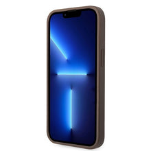 Заредете изображение във визуализатора на галерията – Original Case GUESS 4G Big Metal Logo GUHCP15M4GMGBR for Iphone 15 Plus brown
