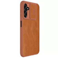 Заредете изображение във визуализатора на галерията – Nillkin Qin Pro for Samsung Galaxy A14 4G brown
