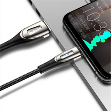 Заредете изображение във визуализатора на галерията – Joyroom Sharp Series cable with fast charging USB-A - Lightning 3A 3m black (S-M411)

