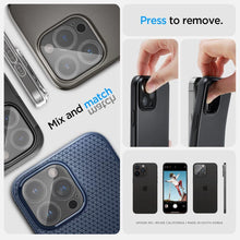 Заредете изображение във визуализатора на галерията – Spigen Optik.tR Camera Protector for iPhone 14 Pro / Pro Max / 15 Pro / Pro Max - transparent 2 pcs.
