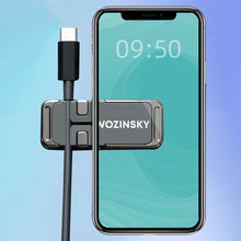 Заредете изображение във визуализатора на галерията – Wozinsky Magnetic Phone Holder with Cable Organizer (WMCDO-B1)
