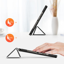 Заредете изображение във визуализатора на галерията – Dux Ducis Domo case for Nokia T21 smart cover stand black
