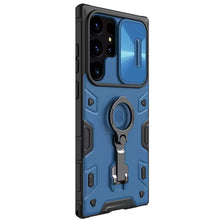 Заредете изображение във визуализатора на галерията – Nillkin CamShield Armor Pro Case for Samsung Galaxy S23 Ultra blue
