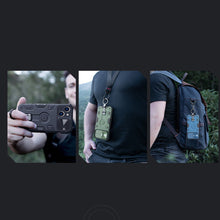 Заредете изображение във визуализатора на галерията – Nillkin CamShield Armor Pro Case Cover iPhone 14 Plus Armor Cover with Camera Cover Ring Stand Black
