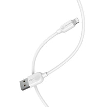 Заредете изображение във визуализатора на галерията – Borofone Cable BX14 LinkJet - USB to Lightning - 2,4A 2 metres white
