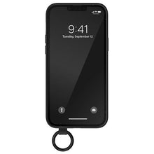 Заредете изображение във визуализатора на галерията – Adidas OR Hand Strap Case iPhone 14 Plus 6.7" black-white/black-white 50215
