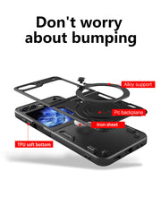 Заредете изображение във визуализатора на галерията – Ring Armor Case for Samsung Galaxy Z Flip 5 Purple
