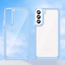 Заредете изображение във визуализатора на галерията – Outer Space Case for Samsung Galaxy S23 cover with a flexible frame blue
