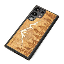 Заредете изображение във визуализатора на галерията – Wooden case for Samsung Galaxy S23 Ultra Bewood Mountains Imbuia
