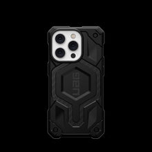 Заредете изображение във визуализатора на галерията – UAG Monarch - protective case for iPhone 14 Pro compatible with MagSafe (carbon fiber)

