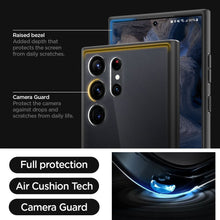 Заредете изображение във визуализатора на галерията – SPIGEN Ultra Hybrid case for SAMSUNG S23 ULTRA frost black
