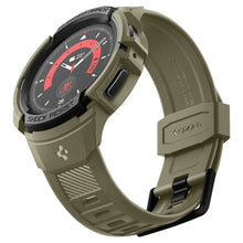 Заредете изображение във визуализатора на галерията – SPIGEN Rugged Armor ”PRO” for SAMSUNG WATCH 5 PRO (45 MM) vintage khaki
