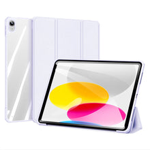 Заредете изображение във визуализатора на галерията – Dux Ducis Copa case for iPad 10.9'' 2022 (10 gen.) smart cover stand purple
