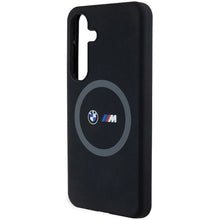 Заредете изображение във визуализатора на галерията – BMW M Silicone Printed Ring MagSafe case for Samsung Galaxy S24 - black
