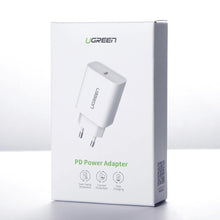 Заредете изображение във визуализатора на галерията – Ugreen USB charger Power Delivery 3.0 Quick Charge 4.0+ 20W 3A white (60450)
