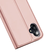 Заредете изображение във визуализатора на галерията – Dux Ducis Skin Pro Case for Samsung Galaxy A04e Flip Card Wallet Stand Pink
