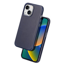Заредете изображение във визуализатора на галерията – Dux Ducis Naples case for iPhone 14 Plus magnetic leather case MagSafe blue
