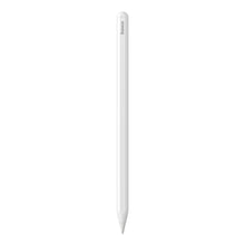 Заредете изображение във визуализатора на галерията – Baseus stylus with wireless charging for iPad white + replaceable tip

