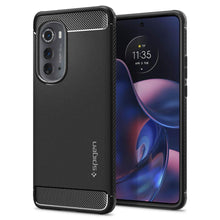 Заредете изображение във визуализатора на галерията – Spigen RUGGED ARMOR MOTOROLA EDGE 2022 MATTE BLACK
