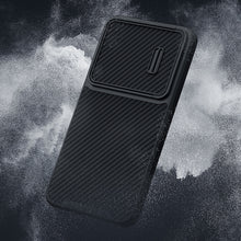 Заредете изображение във визуализатора на галерията – Nillkin Synthetic Fiber S Case for Samsung Galaxy S23+ cover camera cover black

