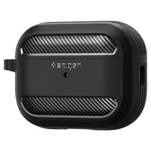 Заредете изображение във визуализатора на галерията – Spigen RUGGED ARMOR Apple AIRPODS PRO 1 / 2 MATTE BLACK

