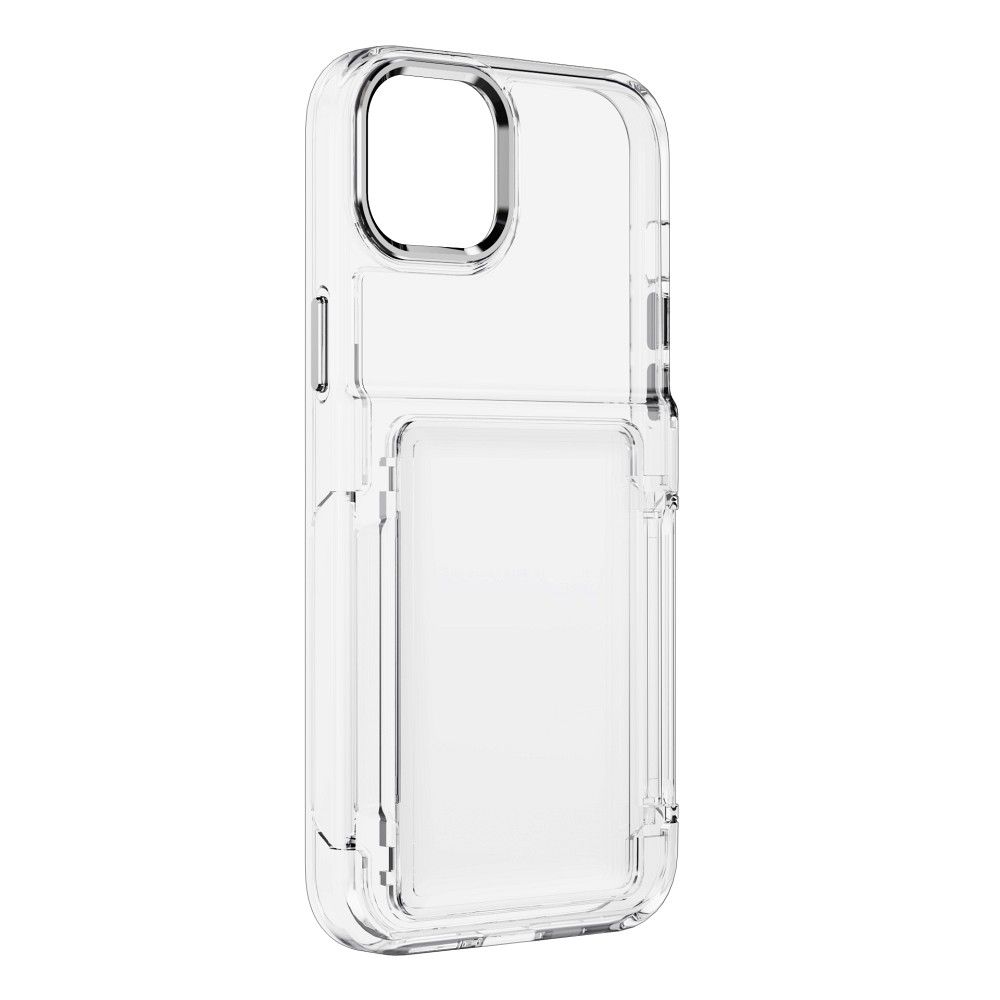 FORCELL F-PROTECT Crystal Pocket Case for IPHONE 15 transparent