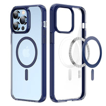 Заредете изображение във визуализатора на галерията – Dux Ducis Clin2 case for iPhone 14 Pro magnetic MagSafe cover blue
