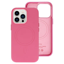 Заредете изображение във визуализатора на галерията – MagSafe Leather Case Iphone 13 Pink
