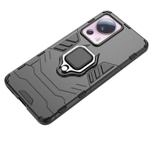Заредете изображение във визуализатора на галерията – Ring Armor case for Xiaomi 13 Lite armored cover magnetic holder ring black
