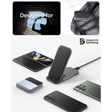 Заредете изображение във визуализатора на галерията – Spigen PF2201 ARCFIELD WIRELESS CHARGER 15W BLACK
